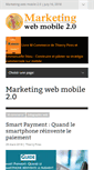 Mobile Screenshot of marketing-webmobile.fr